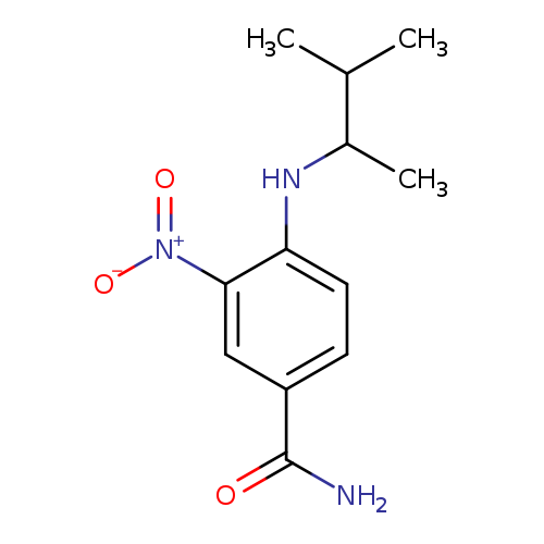 4-[(3-methylbutan-2-yl)amino]-3-nitrobenzamide