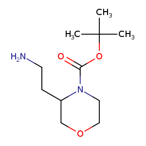 TERT-BUTYL 3-(2-AMINOETHYL)-4-MORPHOLINECARBOXYLATE