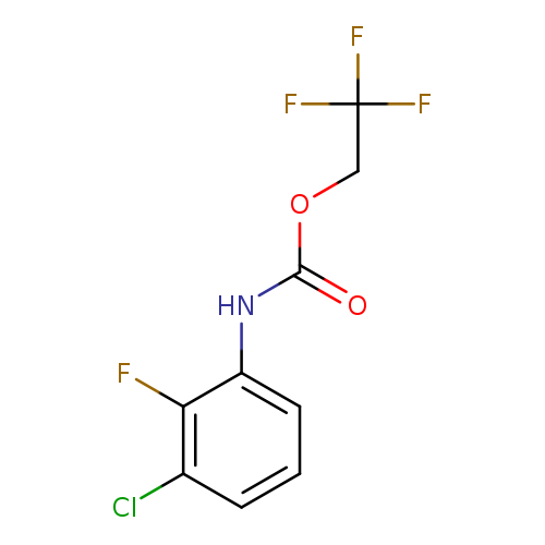 2,2,2-Trifluoroethyl 3-chloro-2-fluorophenylcarbamate