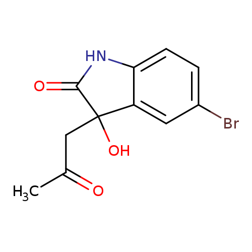 5-Bromo-3-hydroxy-3-(2-oxopropyl)indolin-2-one