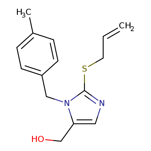 {1-[(4-methylphenyl)methyl]-2-(prop-2-en-1-ylsulfanyl)-1H-imidazol-5-yl}methanol