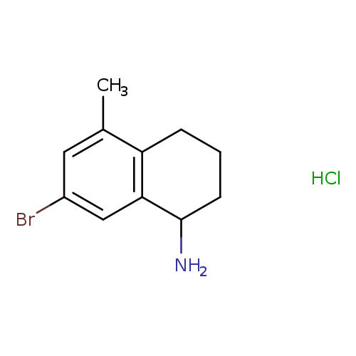 1-Naphthalenamine, 7-bromo-1,2,3,4-tetrahydro-5-methyl-, hydrochloride (1:1)