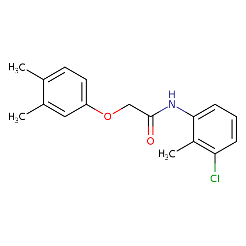 N-(3-chloro-2-methylphenyl)-2-(3,4-dimethylphenoxy)acetamide