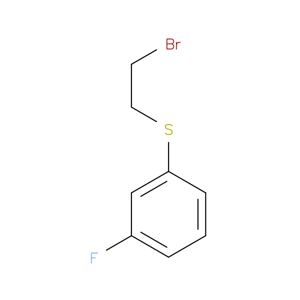 1-[(2-bromoethyl)sulfanyl]-3-fluorobenzene