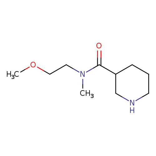 N-(2-methoxyethyl)-N-methylpiperidine-3-carboxamide