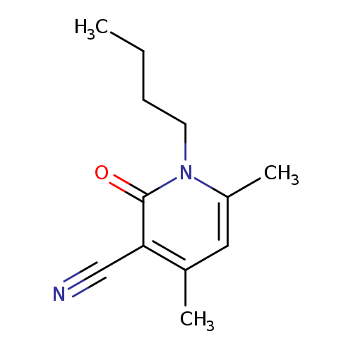 3-Pyridinecarbonitrile, 1-butyl-1,2-dihydro-4,6-dimethyl-2-oxo-