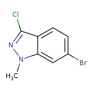 1H-Indazole, 6-broMo-3-chloro-1-Methyl-