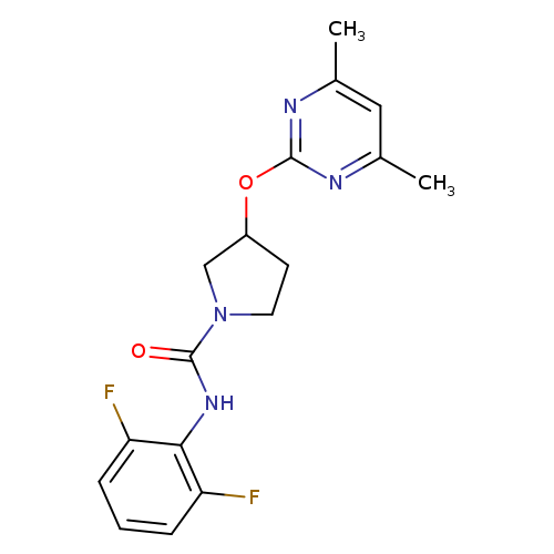 N-(2,6-difluorophenyl)-3-[(4,6-dimethylpyrimidin-2-yl)oxy]pyrrolidine-1-carboxamide