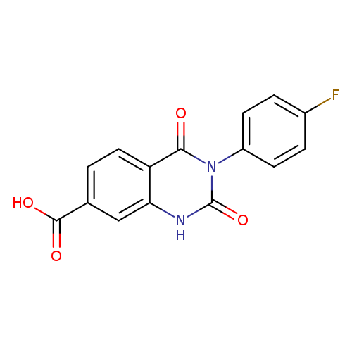3-(4-fluorophenyl)-2,4-dioxo-1,2,3,4-tetrahydroquinazoline-7-carboxylic acid