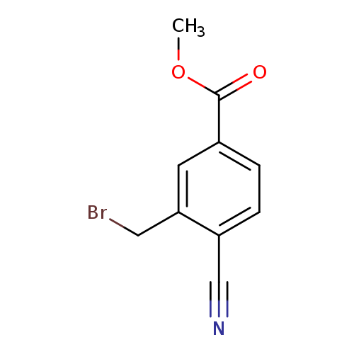 3-bromomethyl-4-cyanobenzoic acid methyl ester