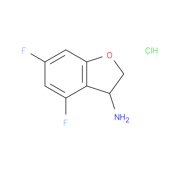 4,6-difluoro-2,3-dihydro-1-benzofuran-3-amine hydrochloride