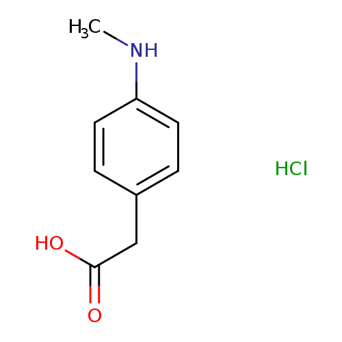 2-[4-(methylamino)phenyl]acetic acid hydrochloride