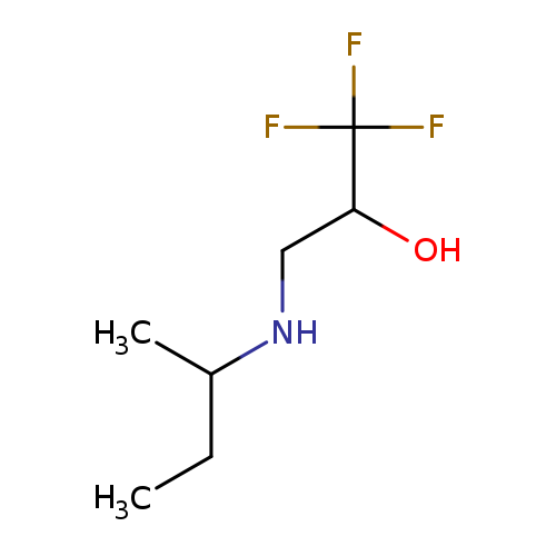 3-[(butan-2-yl)amino]-1,1,1-trifluoropropan-2-ol