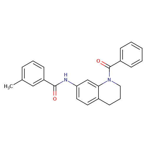 N-(1-benzoyl-1,2,3,4-tetrahydroquinolin-7-yl)-3-methylbenzamide