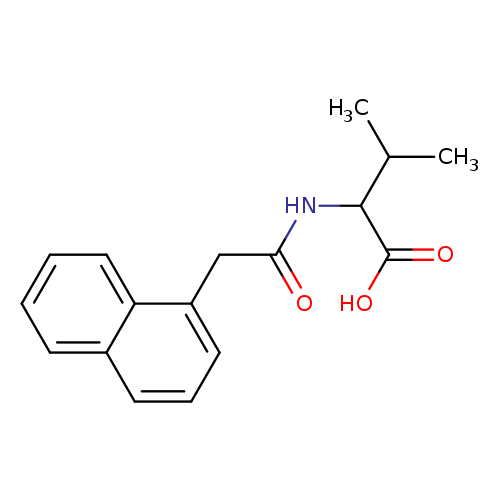 3-methyl-2-[2-(naphthalen-1-yl)acetamido]butanoic acid