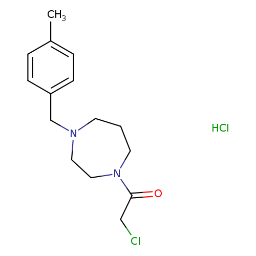 2-chloro-1-{4-[(4-methylphenyl)methyl]-1,4-diazepan-1-yl}ethan-1-one hydrochloride