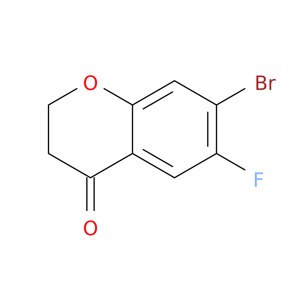 7-Bromo-6-fluorochroman-4-one