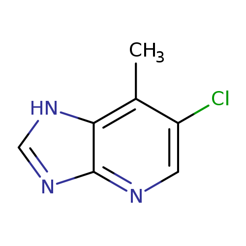 3H-Imidazo[4,5-b]pyridine,  6-chloro-7-methyl-