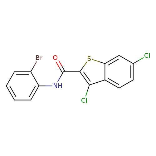 N-(2-Bromophenyl)-3,6-dichlorobenzo[b]thiophene-2-carboxamide