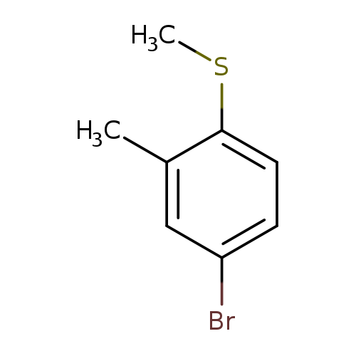 Benzene, 4-bromo-2-methyl-1-(methylthio)-