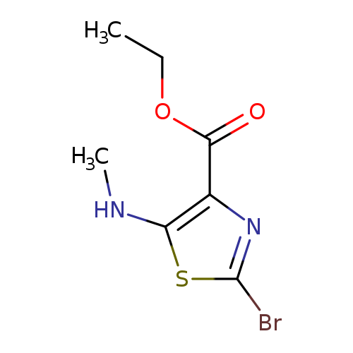 ethyl 2-bromo-5-(methylamino)-1,3-thiazole-4-carboxylate