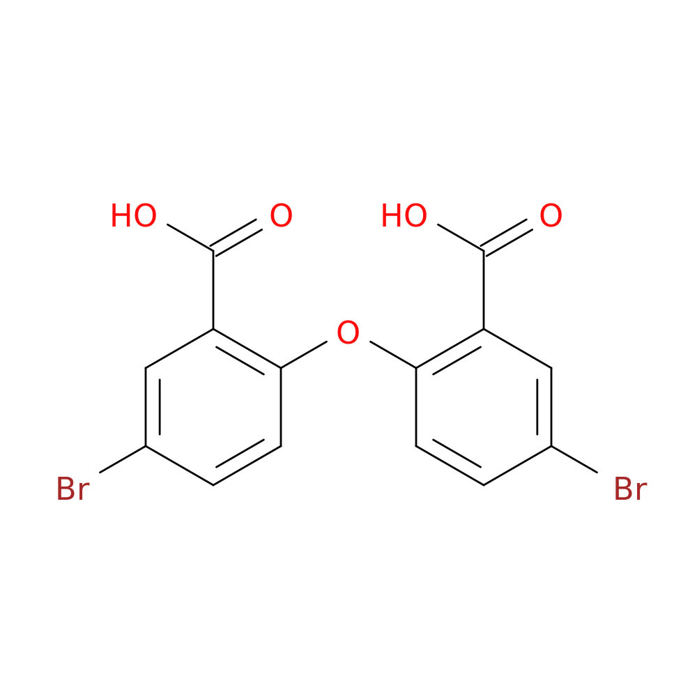Benzoic acid, 2,2'-oxybis[5-bromo-