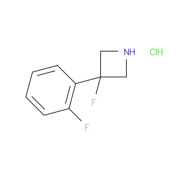 3-fluoro-3-(2-fluorophenyl)azetidine hydrochloride