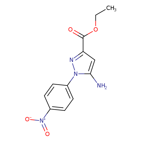 Ethyl 5-amino-1-(4-nitrophenyl)-1H-pyrazole-3-carboxylate