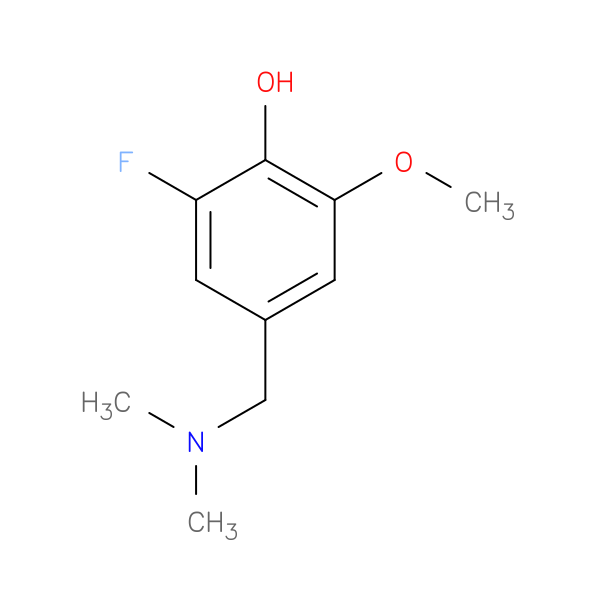 4-(Dimethylaminomethyl)-6-fluoro-2-methoxyphenol