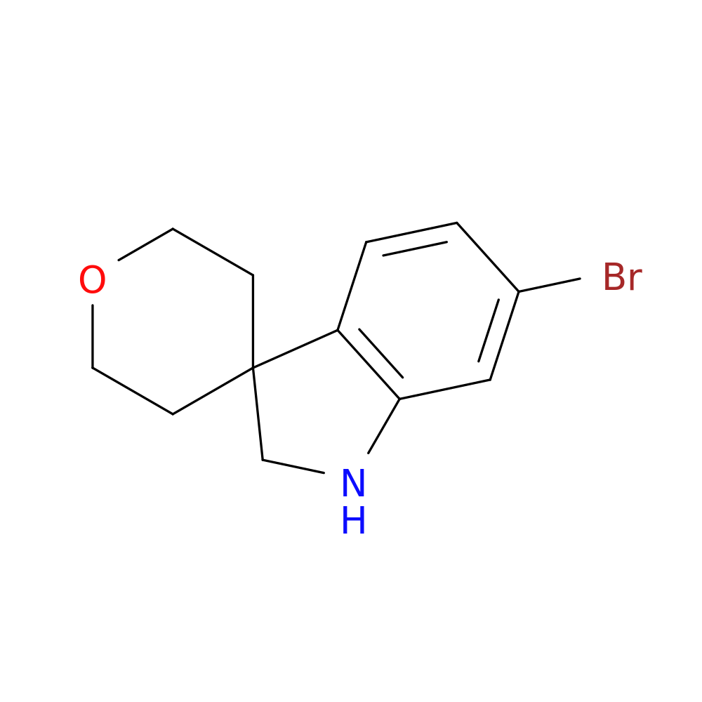 6-Bromo-2',3',5',6'-tetrahydrospiro[indoline-3,4'-pyran]