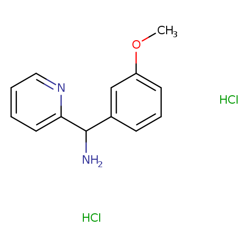 (3-methoxyphenyl)(pyridin-2-yl)methanamine dihydrochloride