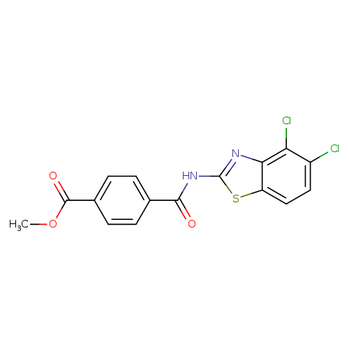 methyl 4-[(4,5-dichloro-1,3-benzothiazol-2-yl)carbamoyl]benzoate