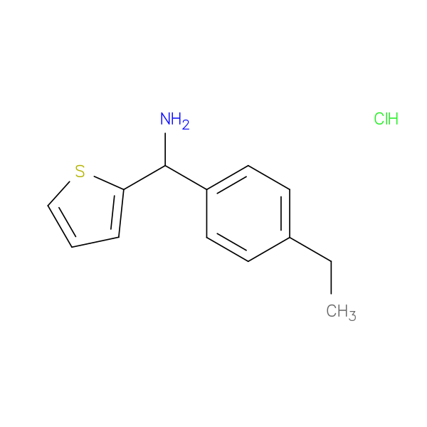 (4-ethylphenyl)(thiophen-2-yl)methanamine hydrochloride