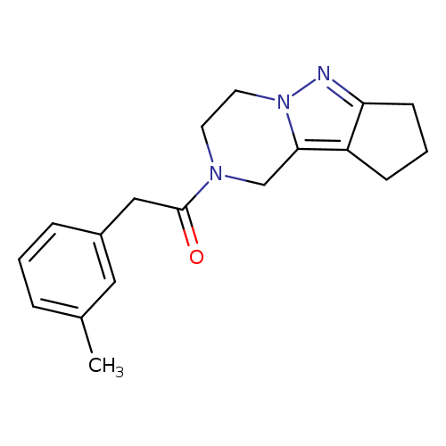 2-(3-methylphenyl)-1-{7,8,11-triazatricyclo[6.4.0.0^{2,6}]dodeca-1,6-dien-11-yl}ethan-1-one