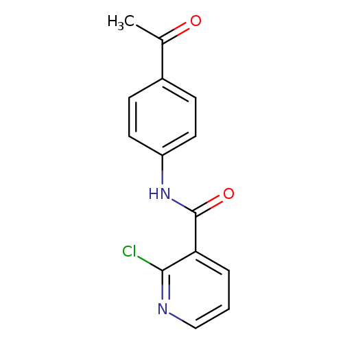 N-(4-acetylphenyl)-2-chloronicotinamide