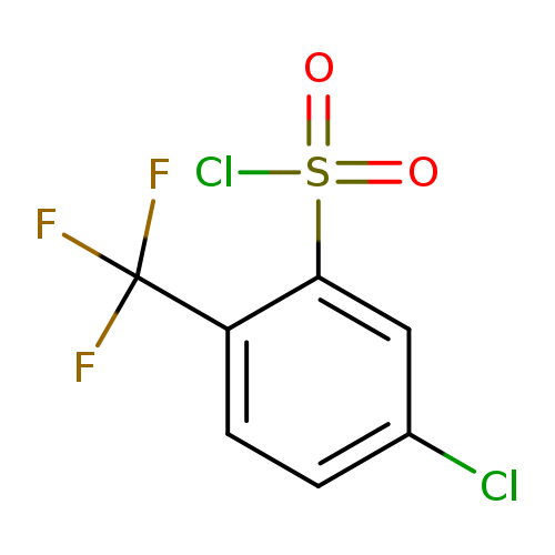 5-chloro-2-(trifluoromethyl)benzene-1-sulfonyl chloride