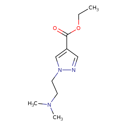 1H-Pyrazole-4-carboxylic acid, 1-[2-(dimethylamino)ethyl]-, ethyl ester