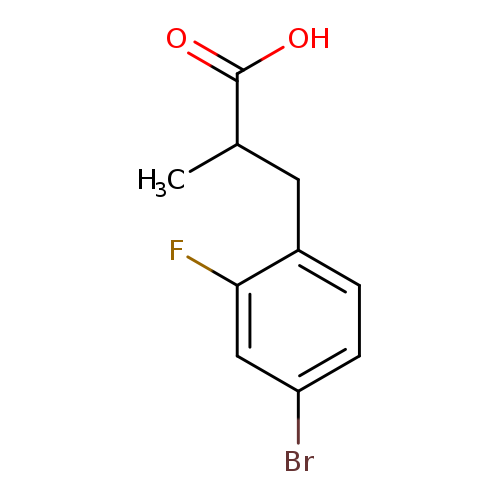 3-(4-bromo-2-fluorophenyl)-2-methylpropanoicacid