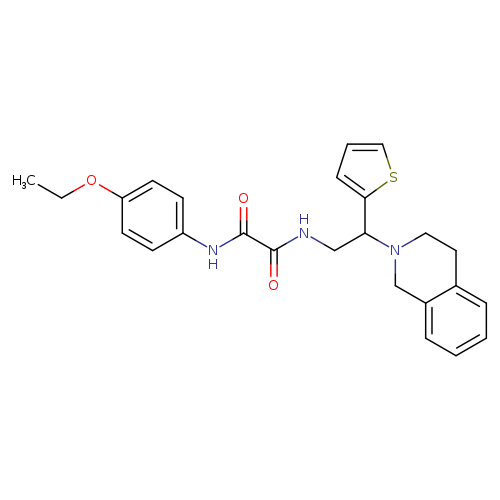 N'-(4-ethoxyphenyl)-N-[2-(1,2,3,4-tetrahydroisoquinolin-2-yl)-2-(thiophen-2-yl)ethyl]ethanediamide