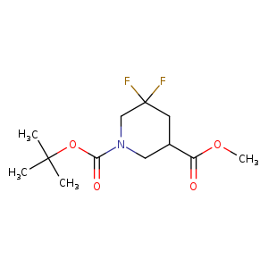 1,3-Piperidinedicarboxylic acid, 5,5-difluoro-, 1-(1,1-dimethylethyl) 3-methyl ester