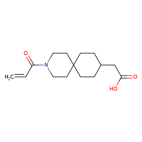 2-[3-(prop-2-enoyl)-3-azaspiro[5.5]undecan-9-yl]aceticacid