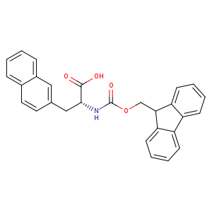 2-Naphthalenepropanoic acid, α-[[(9H-fluoren-9-ylmethoxy)carbonyl]amino]-, (αR)-