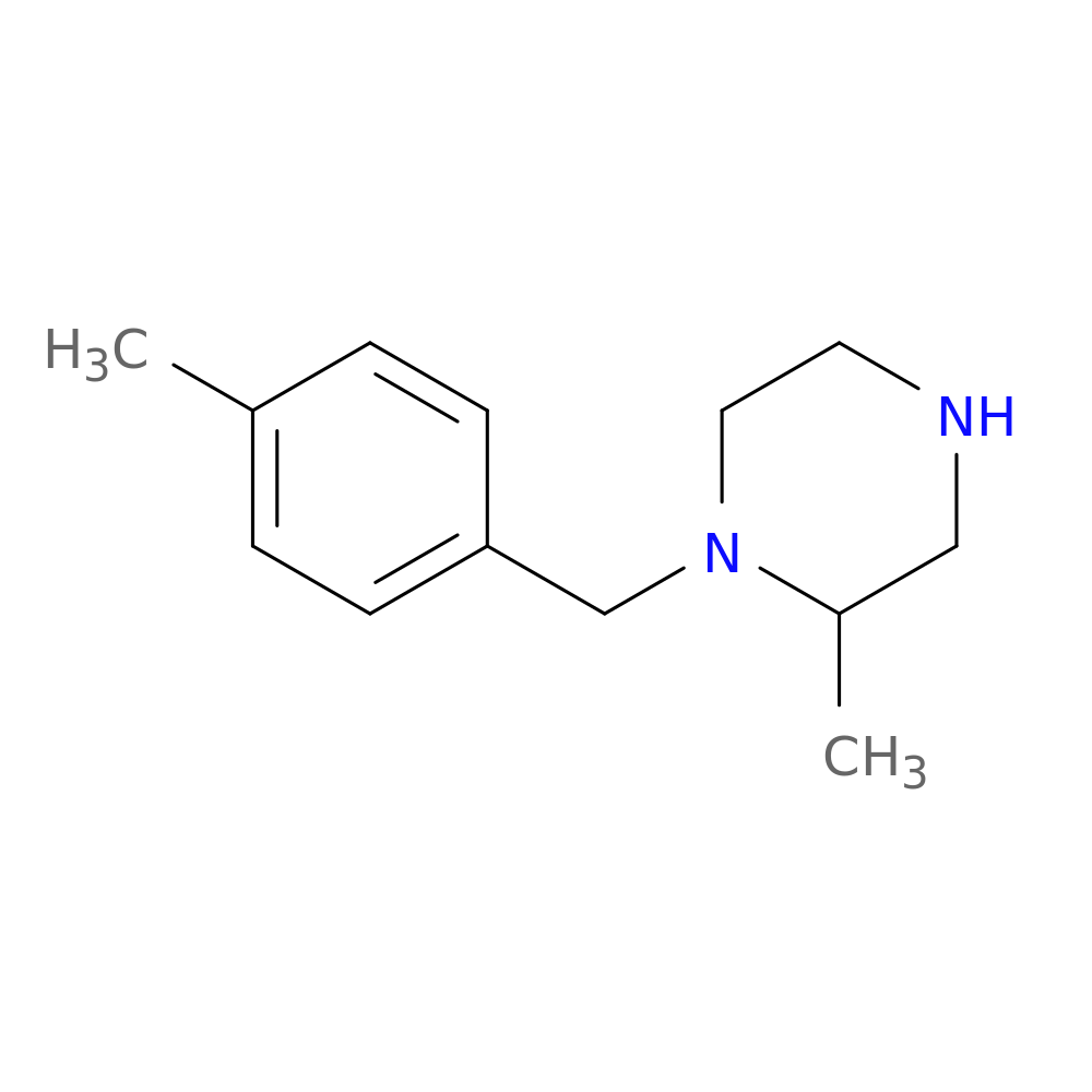 2-methyl-1-[(4-methylphenyl)methyl]piperazine