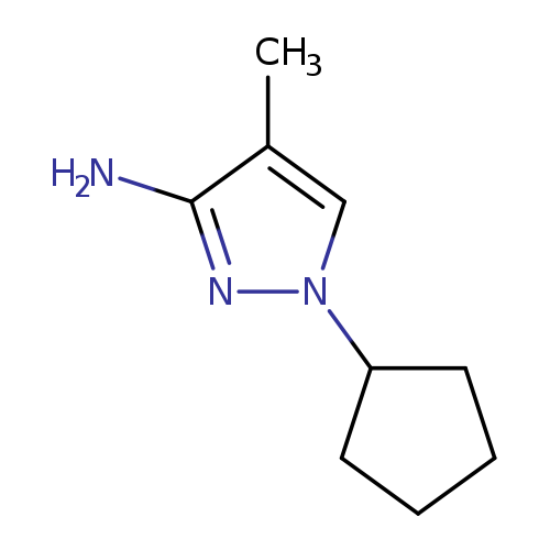 1-Cyclopentyl-4-methyl-1H-pyrazol-3-amine