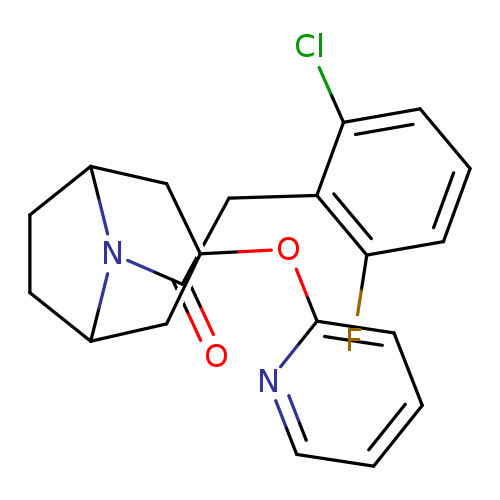 2-(2-chloro-6-fluorophenyl)-1-[3-(pyridin-2-yloxy)-8-azabicyclo[3.2.1]octan-8-yl]ethan-1-one