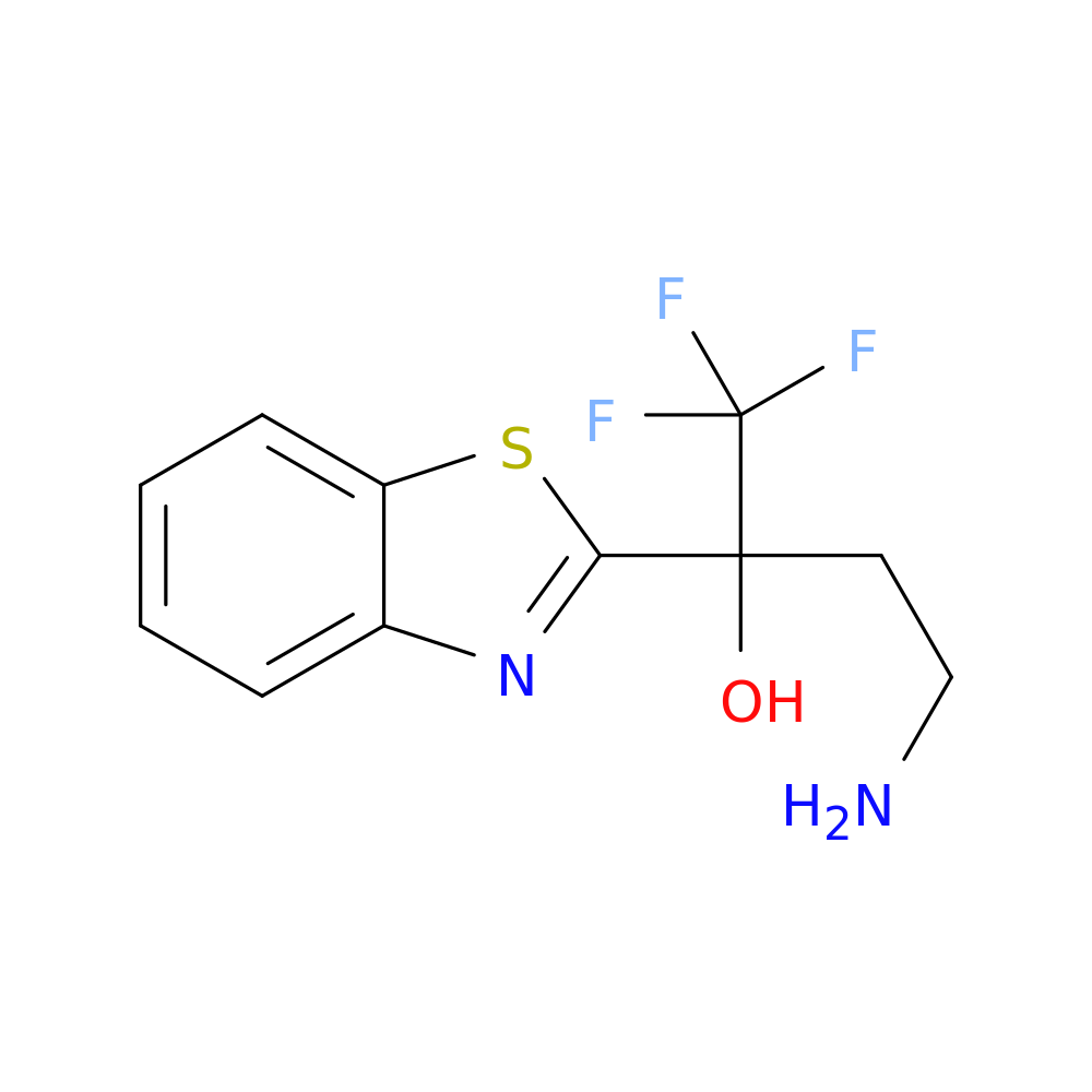 4-amino-2-(1,3-benzothiazol-2-yl)-1,1,1-trifluorobutan-2-ol