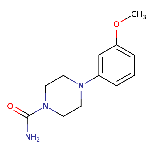 4-(3-methoxyphenyl)piperazine-1-carboxamide