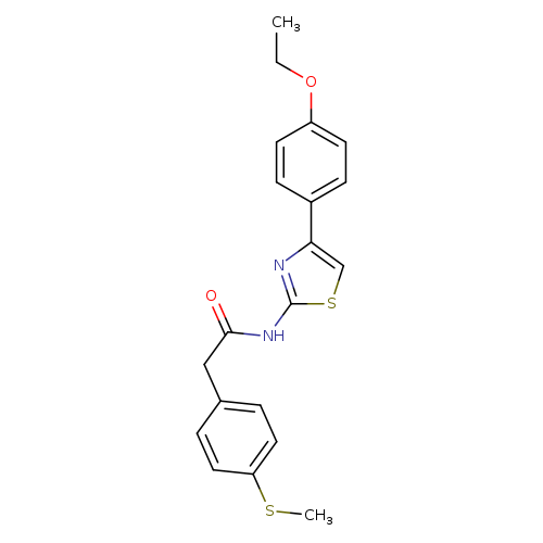 N-[4-(4-ethoxyphenyl)-1,3-thiazol-2-yl]-2-[4-(methylsulfanyl)phenyl]acetamide