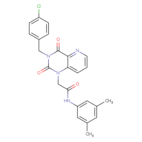 2-{3-[(4-chlorophenyl)methyl]-2,4-dioxo-1H,2H,3H,4H-pyrido[3,2-d]pyrimidin-1-yl}-N-(3,5-dimethylphenyl)acetamide
