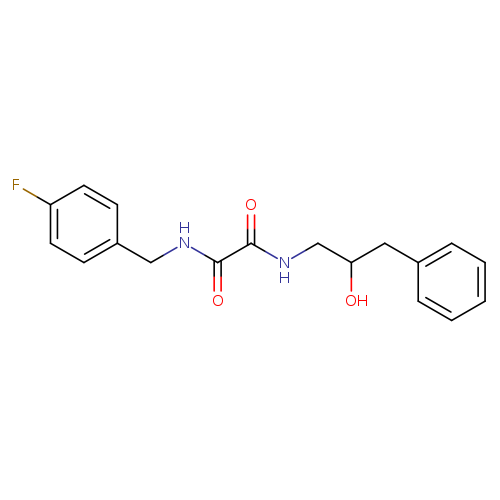 N-[(4-fluorophenyl)methyl]-N'-(2-hydroxy-3-phenylpropyl)ethanediamide